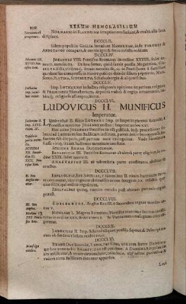 Ludovicus II. Munificus Imperator.