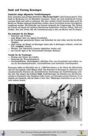 Stadt und Festung Kenzingen