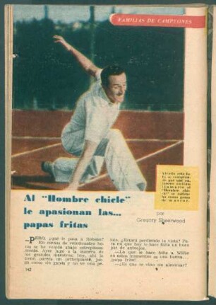 Al "Hombre chicle" le apasionan las ... papas fritas : Familias de campeones