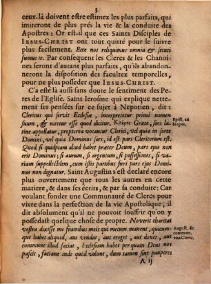 ... Reflexion Svr Les Antiqvitez Des Chanoines, Cinquième Reflexion. De l'usage des biens temporels des Chanoines