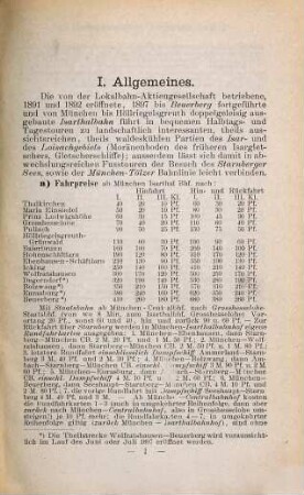 Die Isarthalbahn : Führer für Einheimische und Fremde. Von Th. Trautwein. Mit einer Spezialkarte im Massstab 1:150000