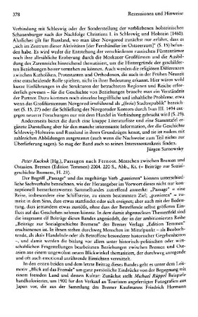 Passagen nach Fernost, Menschen zwischen Bremen und Ostasien, hrsg. von Peter Kuckuck, (Beiträge zur Sozialgeschichte Bremens, 23) : Bremen, Ed. Temmen, 2004