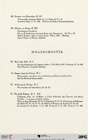 Holzschnitte (Nr. 90-278)
