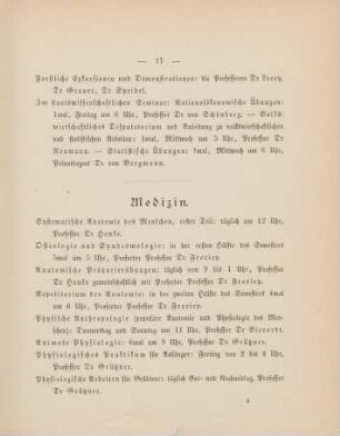 17-20, Medizin
