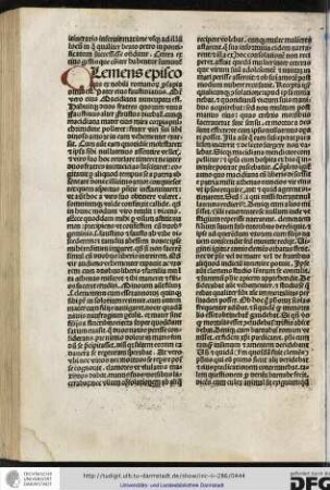 Clemens episcopus ex nobili romanorum prosapia ortus est.