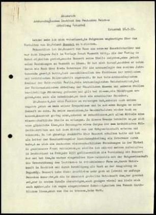 Rundschreiben M. Schede
