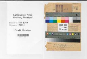 Entnazifizierung Christian Bruehl , geb. 28.03.1893 (Lehrer)
