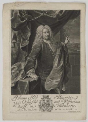 Bildnis des Johann Noa Buirette von Oehlefeld