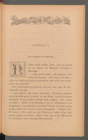 Capítulo II - Los refranes de Manuela