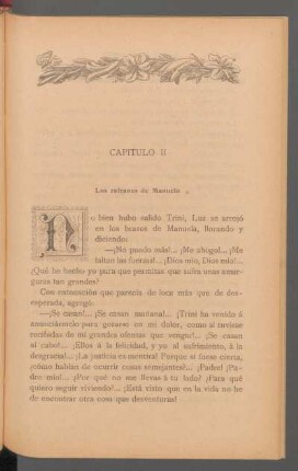 Capítulo II - Los refranes de Manuela
