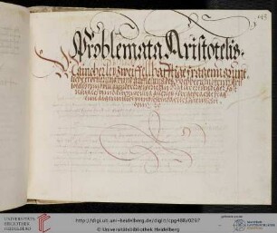 Ps.-Aristoteles, Problemata, dt. (144 Fragen)