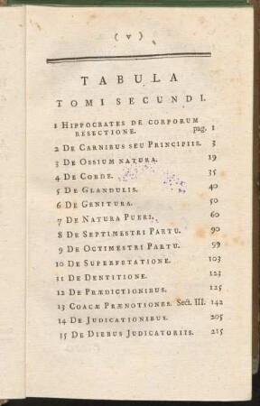 Tabula Tomi Secundi