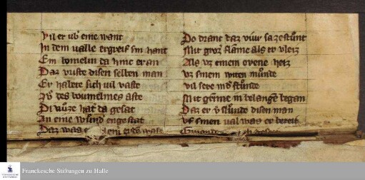 Rudolf von Ems: Barlaam und Josaphat. Fragment 12.
