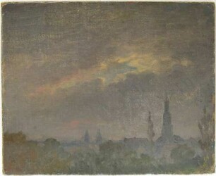 Wolkenhimmel über Dresden