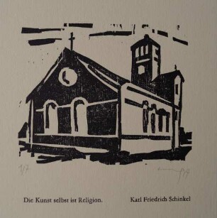 Die Kunst selbst ist Religion. Karl Friedrich Schinkel