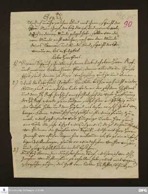 Brief von Heinrich XXIII. von Reuß-Lobenstein an Heinrich Julius Elers.