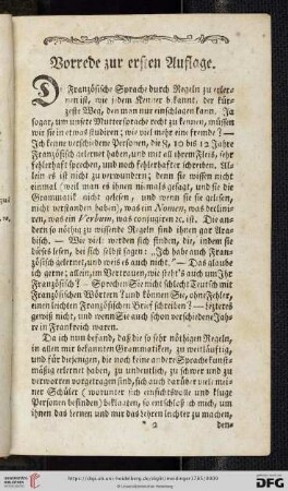 Vorrede zur ersten Auflage