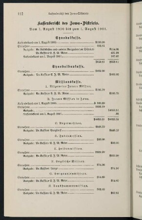 112-115, Kassenbericht des Iowa-Districts