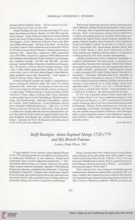 59: [Rezension von: Steffi Roettgen, Anton Raphael Mengs 1728-1779 and his British patrons]