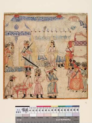 S. 18, Nr. 1: Vorbereitungen zu einem mongolischen Fest