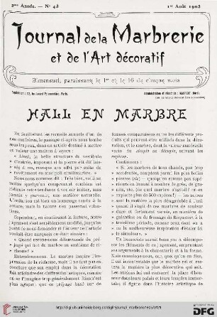 2: Hall en marbre