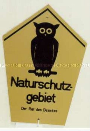 Schild: Naturschutzgebiet