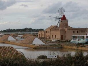Salinen bei Trapani an der Westküste