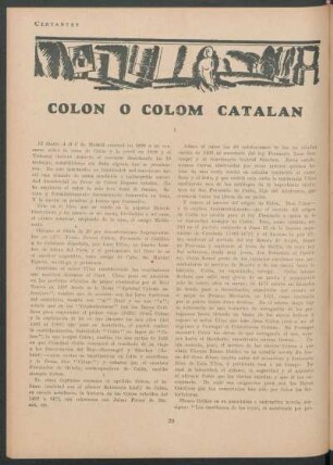 Colón o Colom catalán