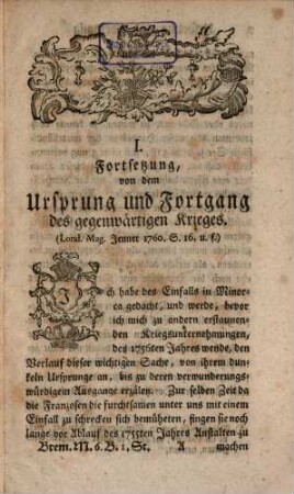 Bremisches Magazin zur Ausbreitung der Wissenschaften, Künste und Tugend. 6, 6. 1764