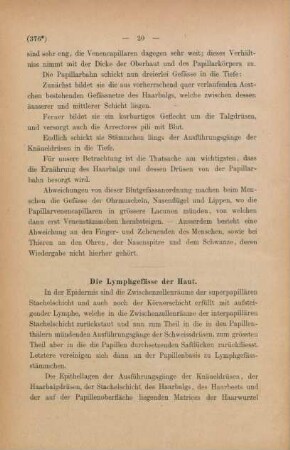 Die Lymphgefässe der Haut