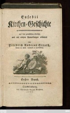Bd. 1: Eusebii Kirchen-Geschichte