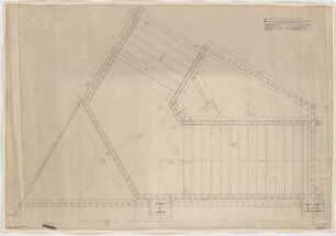 Haus des Rundfunks, Berlin-Charlottenburg: Großer Lichthof, Treppe, Grundriss 1:10