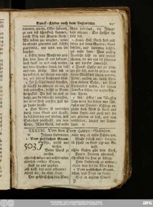 XXXVIII. Von den Drey Haupt-Ständen.