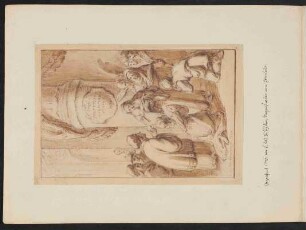 Darstellung im Tempel [Aus dem Stammbuch des Freiherrn von Berlepsch]