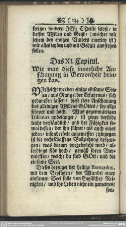 Das XI. Capitul. Wie man diese innerliche Anschauung in Gewonheit bringen kan