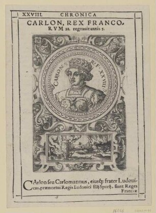 Bildnis des Carlon Rex Francorvm