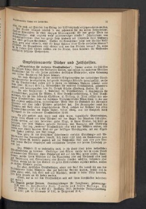 Empfehlenswerte Bücher und Zeitschriften