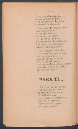 Para ti...
