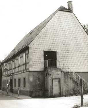 Mulda (Sachsen), Hauptstraße 18. Egg's Gasthof (1827)