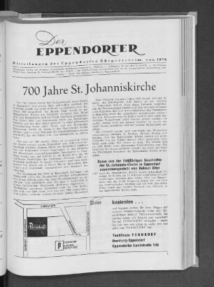 700 Jahre St. Johanniskirche