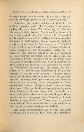 Ueber den Begriff der mathematischen Wahrscheinlichkeit