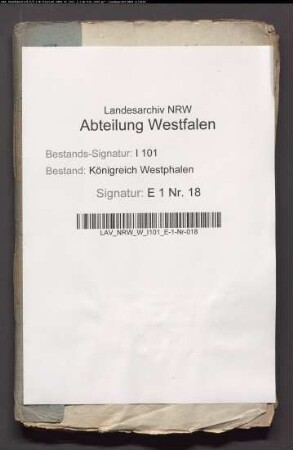 Kassenextrakte von dem aufgehobenen Stift St. Mauritz und Simeon in Minden