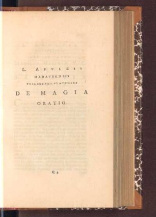 De Magia Oratio