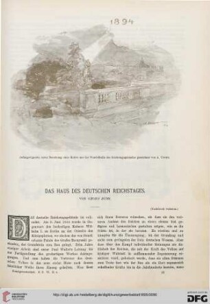 Das Haus des deutschen Reichstages, [1]