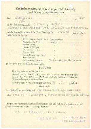 Blum, Wilhelm