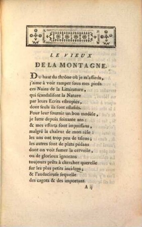 Le Vieux de la montagne