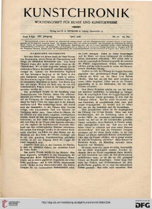 Heft 27 (29. Mai 1908)