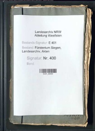 Klagen und Beschwerden von Untertanen des katholischen Landesteils Nassau-Siegens besonders wegen neuer Schatzungen