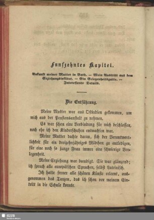 Funfzehntes Kapitel