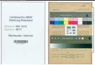 Entnazifizierung Heinrich Neuhausen , geb. 31.03.1901 (Konstrukteur)
